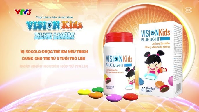 Viên sáng mắt Vision Kids Blue Light được VTV3 đưa tin